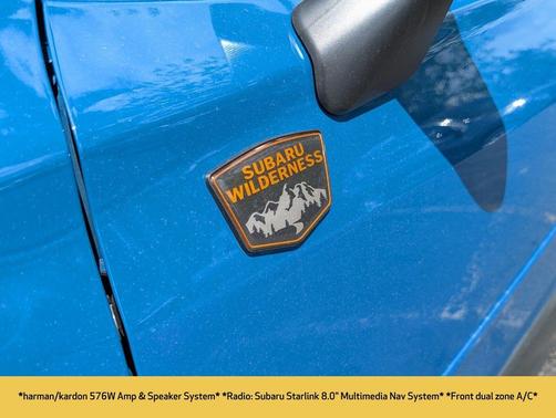 Geyser Blue 2022 Subaru Forester Wilderness