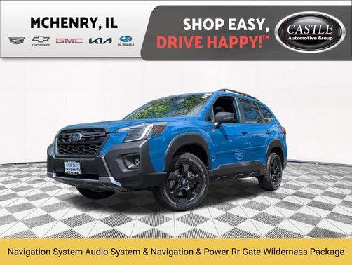 Geyser Blue 2022 Subaru Forester Wilderness