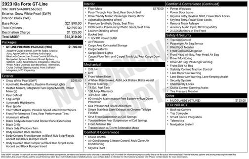 2023 Kia Forte GT-Line