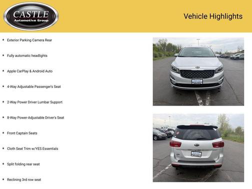 Silky Silver 2020 Kia Sedona LX