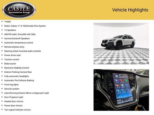 2025 Subaru Outback Wilderness