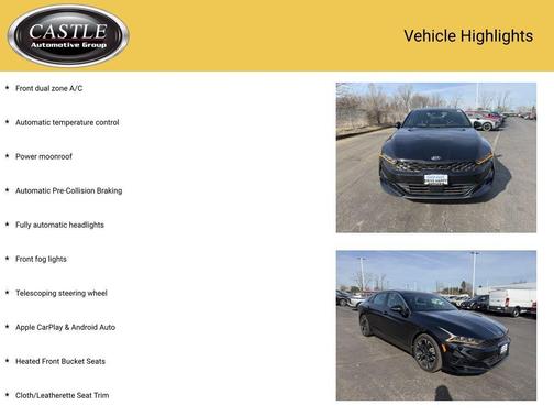 Ebony Black 2021 Kia K5 GT-Line