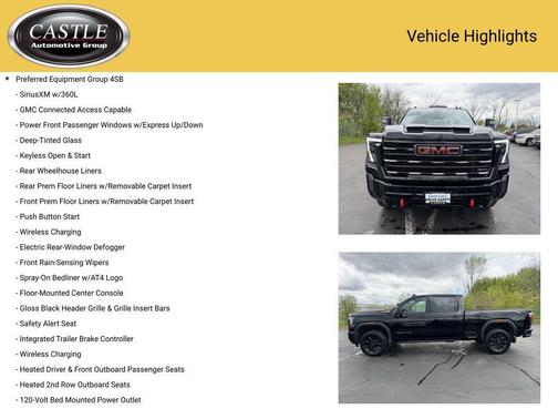 Onyx Black 2024 GMC Sierra 2500 AT4