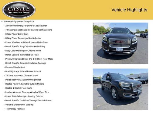 Carbon Black Metallic 2013 GMC Acadia Denali