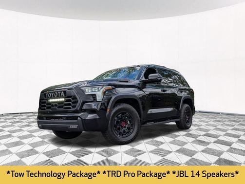 Midnight Black Metallic 2024 Toyota Sequoia TRD Pro
