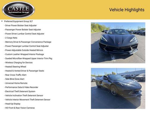 Carbon Flash Metallic 2023 Chevrolet Corvette Stingray w/3LT