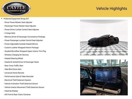Carbon Flash Metallic 2023 Chevrolet Corvette Stingray w/3LT