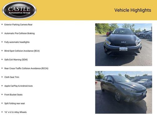 Aurora Black 2023 Kia Forte LXS