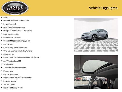 2017 Acura RDX Advance Package