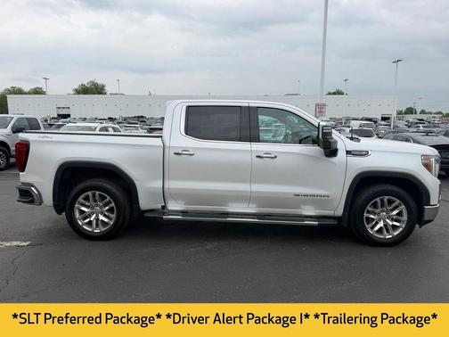 White Frost Tricoat 2021 GMC Sierra 1500 SLT
