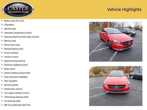 2017 Mercedes-Benz CLA 250 4MATIC