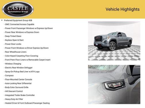 Satin Steel Metallic 2021 GMC Sierra 1500 AT4