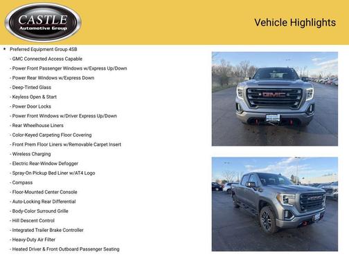 Satin Steel Metallic 2021 GMC Sierra 1500 AT4