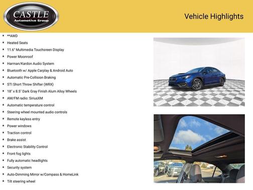 2023 Subaru WRX Premium