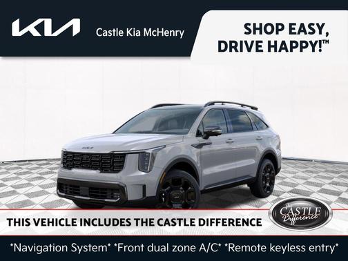 Wolf Gray 2026 Kia Sorento SX