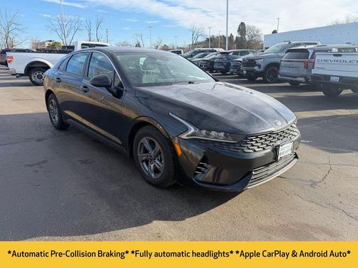 Ebony Black 2021 Kia K5 LX