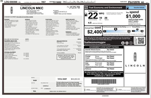 Ingot Silver Metallic 2015 Lincoln MKC Base