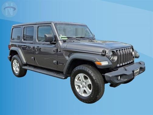 Granite Crystal Clearcoat Metallic 2022 Jeep Wrangler Unlimited Sport