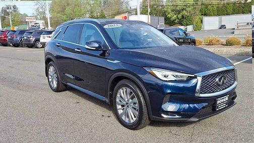 Hermosa Blue 2025 INFINITI QX50 Luxe