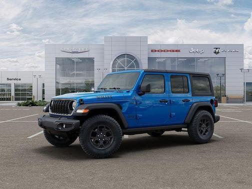 Hydro Blue Pearl 2026 Jeep Wrangler Sport