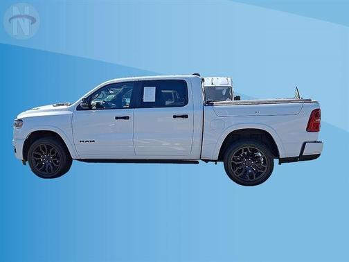 White 2025 RAM 1500 Limited