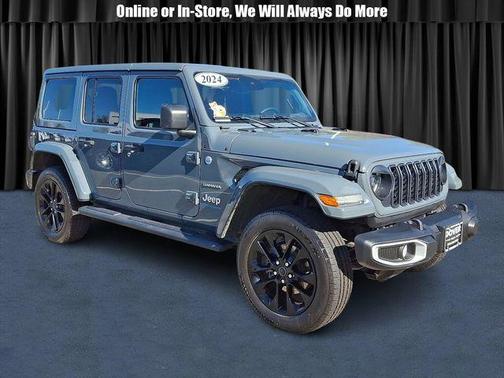 Gray 2024 Jeep Wrangler 4xe Sahara