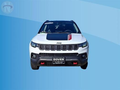 Bright White Clearcoat 2023 Jeep Compass Trailhawk