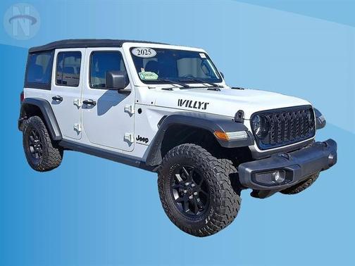 Bright White Clearcoat 2025 Jeep Wrangler Sport