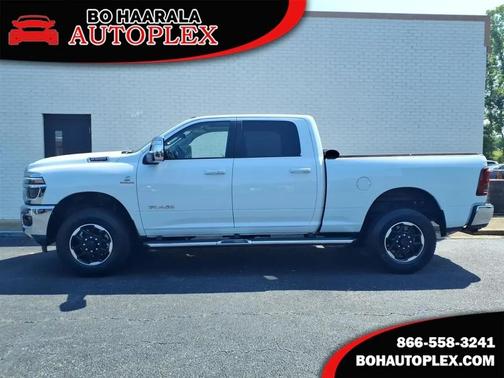 Bright White Clearcoat 2025 RAM 2500 Laramie Crew Cab 4x4 6'4' Box