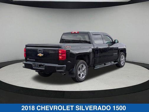 Black 2018 Chevrolet Silverado 1500 Custom
