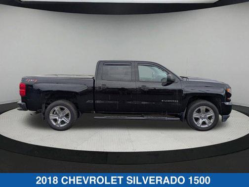Black 2018 Chevrolet Silverado 1500 Custom