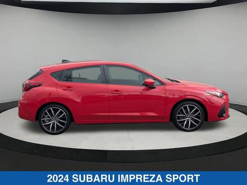 Pure Red 2024 Subaru Impreza Sport
