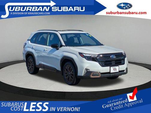 Crystal White Pearl 2025 Subaru Forester Sport