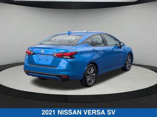 Electric Blue Metallic 2021 Nissan Versa 1.6 SV