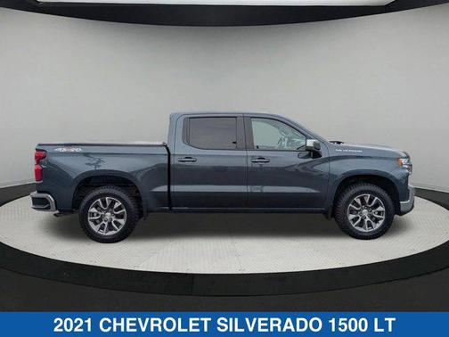 Gray 2021 Chevrolet Silverado 1500 LT