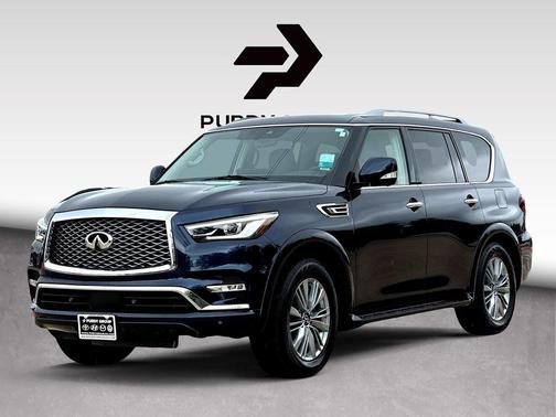 Hermosa Blue 2024 INFINITI QX80 Luxe