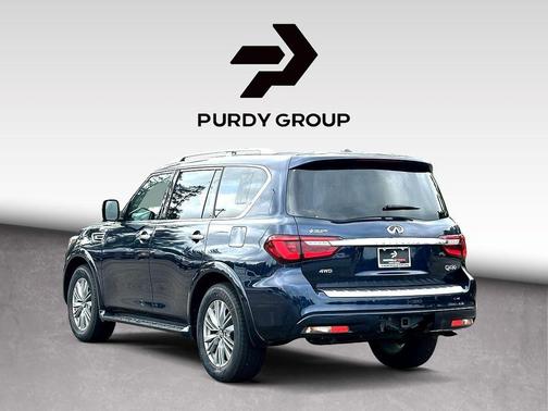 Hermosa Blue 2024 INFINITI QX80 Luxe