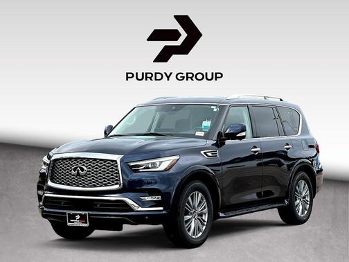 Hermosa Blue 2024 INFINITI QX80 Luxe