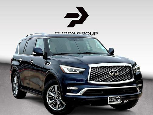 Hermosa Blue 2024 INFINITI QX80 Luxe