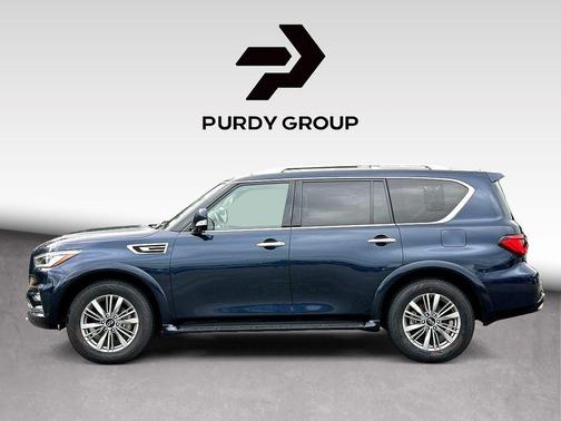 Hermosa Blue 2024 INFINITI QX80 Luxe