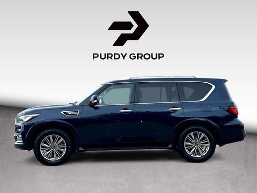 Hermosa Blue 2024 INFINITI QX80 Luxe