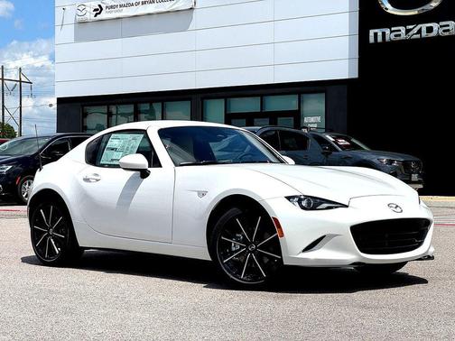 Snowflake White Pearl Mica 2026 Mazda MX-5 Miata RF Grand Touring