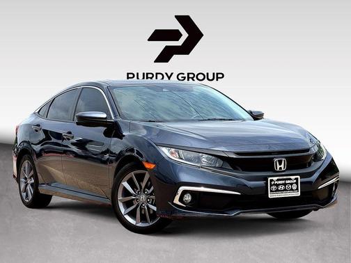 Polished Metal Metallic 2019 Honda Civic EX-L