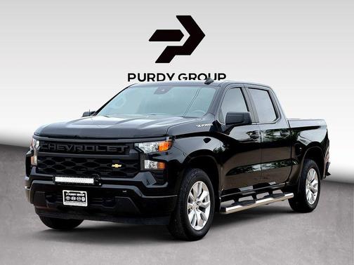 Black 2022 Chevrolet Silverado 1500 Custom