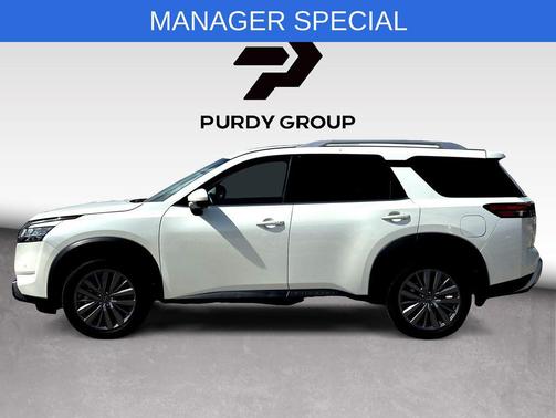 Pearl White Tricoat 2024 Nissan Pathfinder SL FWD