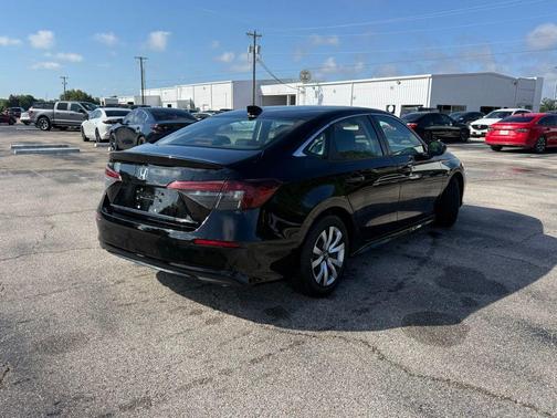 Crystal Black Pearl 2025 Honda Civic LX