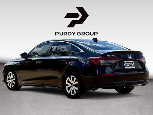 Crystal Black Pearl 2025 Honda Civic LX