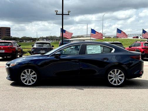 Deep Crystal Blue Mica 2026 Mazda Mazda3 FWD w/Preferred Package