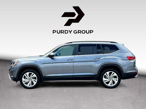 Platinum Gray Metallic 2023 Volkswagen Atlas 3.6L SE w/Technology