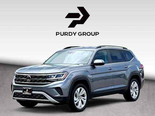 Platinum Gray Metallic 2023 Volkswagen Atlas 3.6L SE w/Technology
